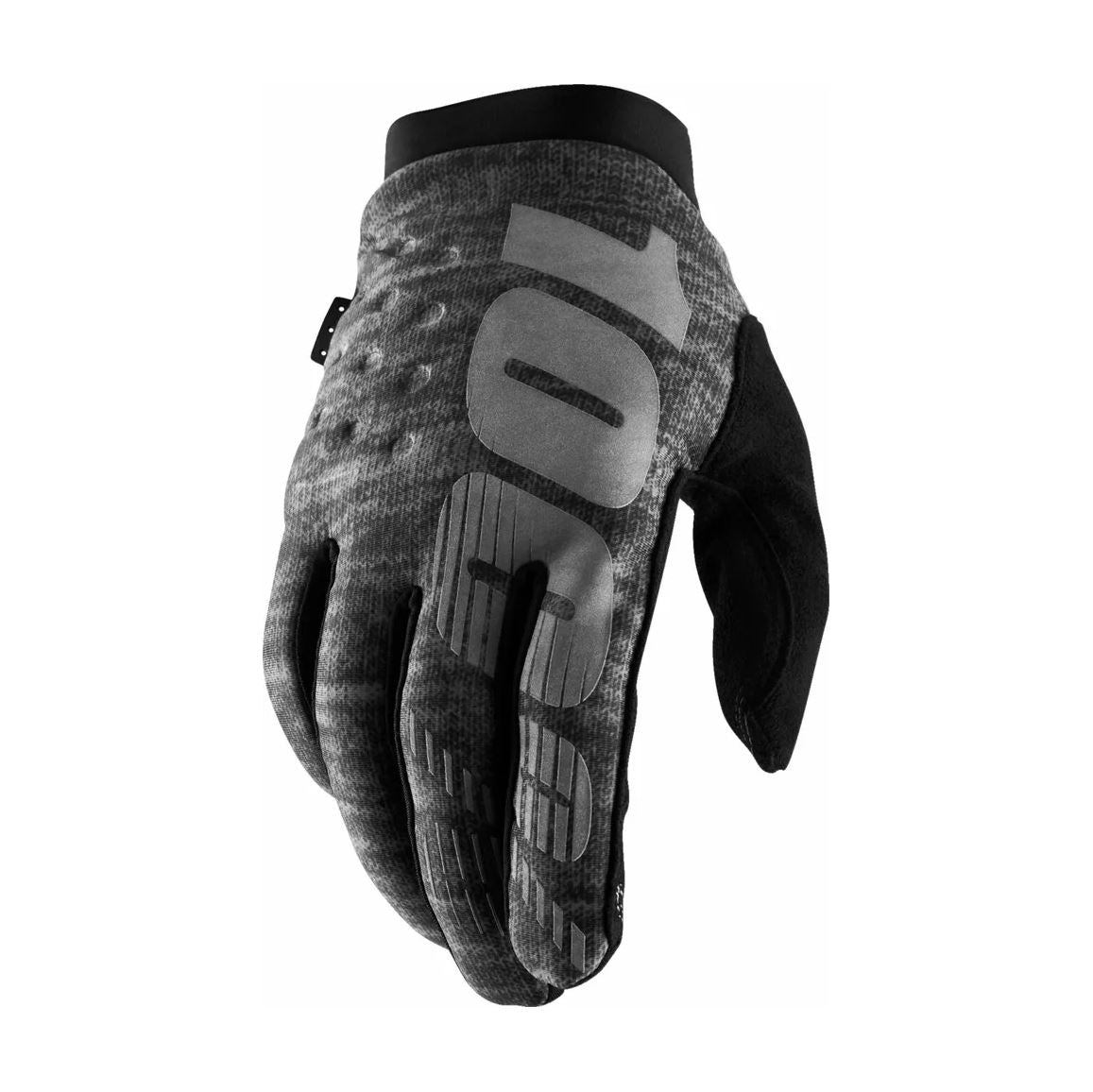 100% MX Gloves Brisker Cold Weather Heather Grey